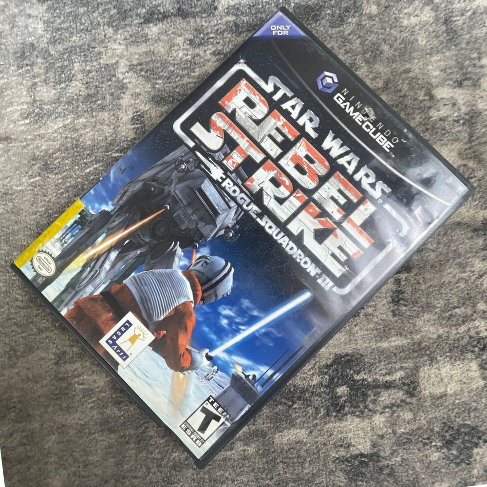 Star Wars Rogue Squadron III Rebel Strike Nintendo GameCube Black Label